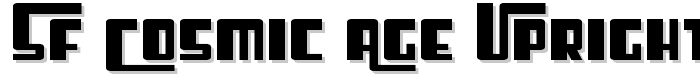 SF Cosmic Age Upright Bold font